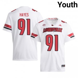 Niall Hayes #91 Cards Jersey | Gameday White College Football Youth Stitched 25940112