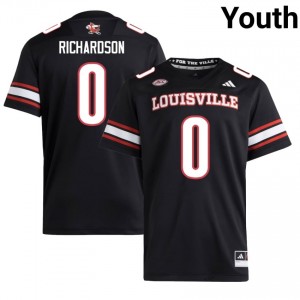 Tre Richardson #0 Cards Jersey | Gameday Black College Football Youth Embroidery 98355926